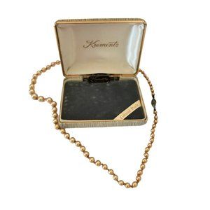 **SALE!!** Pearl Necklace, Vintage Krementz Cultured